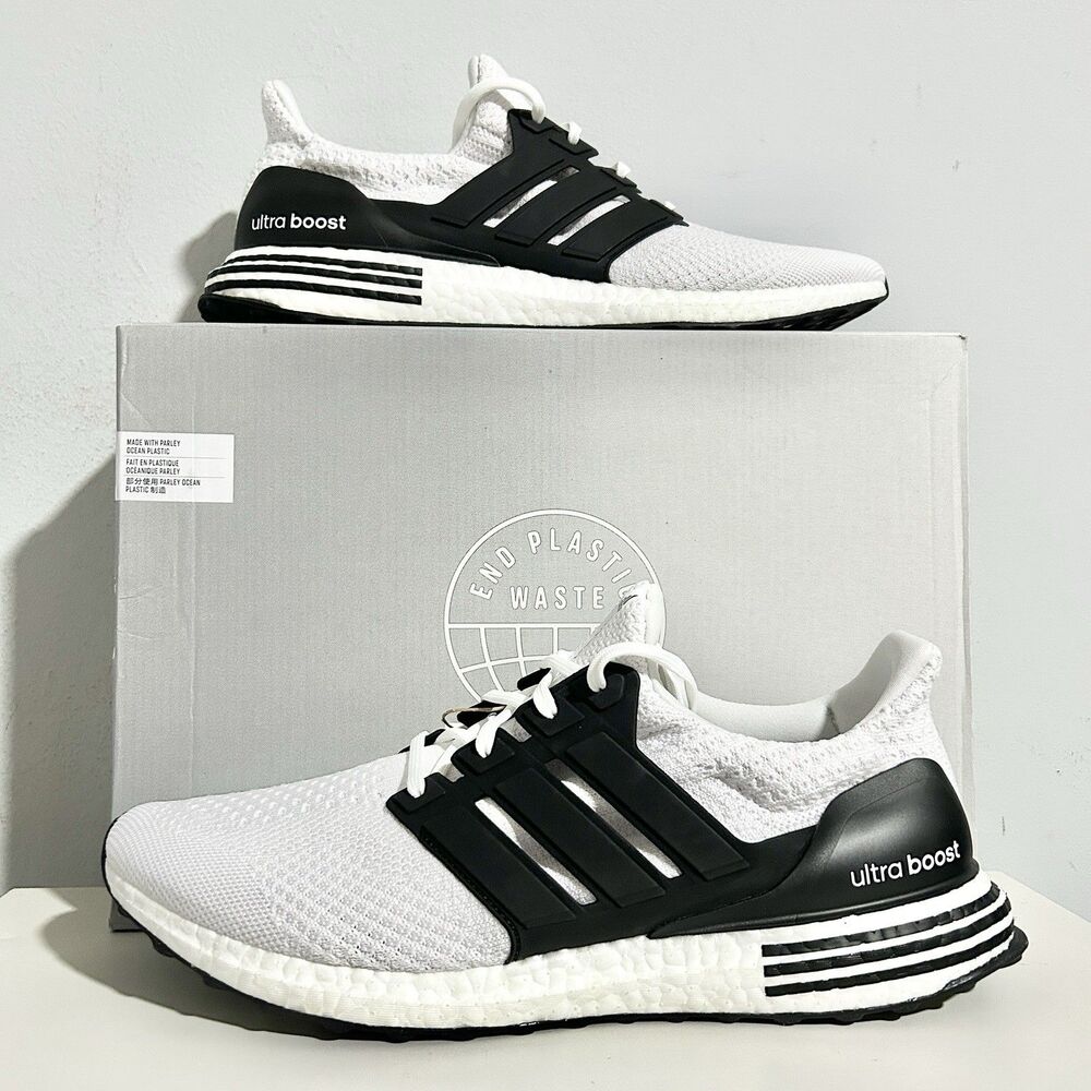 Adidas UltraBoost 5.0 DNA “White Black” Men’s Size 12 Lifestyle Running Sneakers